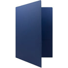 JAM Paper 2 Pocket Matte Cardstock Presentation Folder, Presidential Blue, 100 Pack (166632659C)-Made from 80lb cardstock paper, have smooth matte finish, and feature a business card slot on the right side pocket