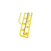 Vestil Alternating-Tread Stairs, No. of Steps: 15, Material: Steel (ATS-9-56)-Material: Steel