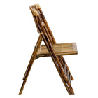 Flash Furniture – Chaise pliante en bambou American Champion (X62111BAM)-Structure de haute qualité