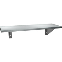 ASI Stainless Steel Shelf, 24" x 4" x 8"-Stainless steel shelf: 24 x 4 x 8