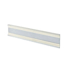 Azar Displays 2" x 8.5" Plastic Adhesive-Back C-Channel Nameplates, Clear, 10 Pack (199608)-Perfect for schools, businesses, or stores