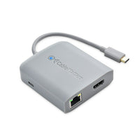 Cable Matters USB C Hub Multiport Adapter with 4K HDMI, 2X USB 2.0, 480Mbps Ethernet, and 60W PD-USB-C Dock adds Ethernet, USB, HDMI, and 60W charging power over a single USB-C connection