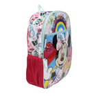 Bioworld 5-Piece Backpack Set - 16" H x 12" W - Disney Minnie Mouse-Design: This Minnie Mouse backpack set features winking high five Minnie surrouned by pastell colours, a rainbow and "choose happy".