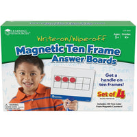 Learning Resources Magnetic Ten Frame Boards-Age group and grade: Ages 4 - 7 and grades pre kindergarten - 2nd