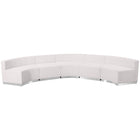 Flash Furniture HERCULES Alon Melrose LeatherSoft Reception Configuration - 5 Piece - White-Contemporary Reception Set