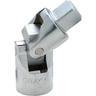 Gray Tools 3/4" Drive Chrome Universal Joint, 3-1/2" Long-Drive Size: 3/4"