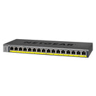 Netgear – Commutateur non administrable 16 ports Gigabit Ethernet PoE/PoE+, avec budget PoE 183 W (GS116PP)-Consommation : 200 W