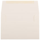 JAM Paper A8 Invitation Envelopes, 5.5 x 8.125 Strathmore Natural White Pinstripe, 100 Pack (191213g)-Size: A8 (5 1/2" x 8 1/8")