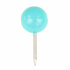 JAM Paper Colorful Push Pins - Round Head Map Thumb Tacks - Teal - 100 Pack-Keep your school work, office work, art and visual projects organized with colored push pins!