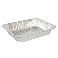 Luciano - Ensemble d’assiettes à pizza en feuille d'aluminium-Measure: 12.75"L x 2.5"H x 10.5"W