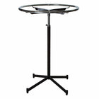 Eddie's 36" Round Clothing & Accessory Rack - Matte Black-Round Clothing & Accessory Rack