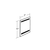 Azar Displays 7"W x 11"H Sign Holder with Magnetic Strips, 10 Pack (129919)-Sign holder