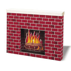 Pacon Corobuff Background Paper Roll, Corrugated Fireplace-Size: 30"(H) x 38"(W) x 7"(D)