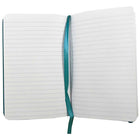 JAM Paper - Cahier ligné, couverture rigide, fermeture élastique, grand, 5,88 x 8,5 po, bleu des Caraïbes, 2/paquet (340528855g)-5