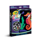 Crayola Glow Fusion Marker Colouring Set - Deep Sea Creatures-Glow Fusion Marker Colouring Set: Includes 5 Glow Markers (Red, Orange, Yellow, Green & Blue), 5 Deep Sea Creature Colouring Pages, and 2 Blank Pages.