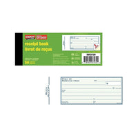 Staples Bilingual Receipt Book - Duplicates - Carbonless - Staple Bound - 2-3/4" x 6-3/4" - 50 Receipts-General purpose receipt books are ideal for delivery, sales transactions or petty cash 