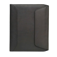 Ashlin Buckingham Tri-Fold Writing Case, Black-Perfect for business, journaling and keeping your classwork on the top. This durable tri-fold portfolio provides style and convenience. Inside pockets include organizer section. Includes a letter sized 8.5 x 11 inch notepad