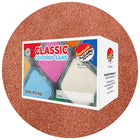 Sandtastik Classic Coloured Sand, 10 lb (4.5 kg) Box, Brick-Fine grain with natural sparkle throughout