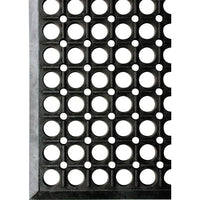 Wearwell Workrite No. 474, 3' x 5'-Compounded in a flexible and resilient natural rubber for use around water and non-caustic agents