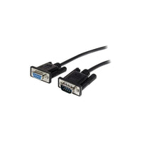 StarTech  Câble série DB9 RS232 en liaison directe, M/F, 1m, noir-Série