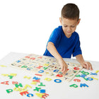 Melissa & Doug Upper & Lower Case Alphabet Puzzle, 53 Pack (LCI47)-Measures 18" x 12" x 0.5"