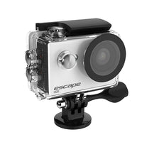 Kitvision – Caméra d'action hydrofuge Escape HD5 720p avec accessoires de montage, blanc-Boîtier étanche jusqu'à 30 m pour vous permettre d'échapper aux limites de l'enregistrement sur terre et en mer