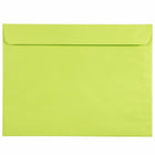 JAM Paper 9" x 12" Booklet Catalog Coloured Envelopes - Ultra Lime Green - 50 Pack-Lime Green Envelope