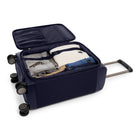 Bugatti Nashville 21.5" Hybrid Hardside/Softside Spinner Carry-on Luggage - Navy-Made of extra lightweight and resistant PP Hybrid (Polyester and Polypropylene)