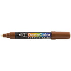 Marvy Uchida Chisel-Tip Acrylic Paint Marker - Brown - 2 Pack-This acrylic paint ink is water-based and goes on smooth in order to brighten any surface or project