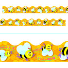 TREND Busy Bees Terrific Trimmers  - 2.25" W x 39" L - 12 Pack-Use in meeting spaces, classrooms, lobbies; craft projects, too.