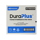 DuraPlus 2-Ply Bathroom Tissue - White - 420 Sheets - 48 Pack-Made from virgin fibre