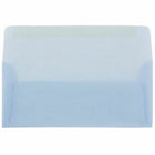 JAM Paper #10 Business Envelopes - 4 1/8" x 9 1/2" - Surf Blue Translucent Vellum - 25 Pack-Quantity: 25 envelopes per pack