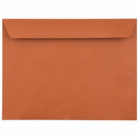 JAM Paper Booklet Envelopes - 9" x 12" - Dark Orange - 250 Pack -Colour: Dark Orange