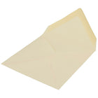 JAM Paper 5 x 5 Square Envelopes, Ivory with V-Flap, 100 Pack (02792256B)-Opening: Square