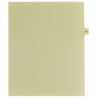 Mark Maker Legal Exhibit Index Tab Buff Single Tabs, 1/15th Cut, Letter Size, No Holes, Number 65, 25 Pack-Buff Single Tabs, 1/15th Cut