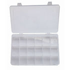 HVTools Electronic Component Box, 15" x 2" x 1", Clear-HV Tools Electronic Component Box is used for storing IC chip, capacitors, resistors, small screws, nuts, washers and lock washers etc
