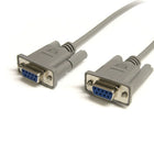 StarTech Cross Wired DB9 Serial Null Modem Cable, F/F, 25 Ft.-Connect a 9 pin serial port to a serial printer