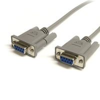 StarTech Cross Wired DB9 Serial Null Modem Cable, F/F, 25 Ft.-Connect a 9 pin serial port to a serial printer