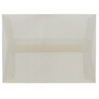 JAM Paper 4bar A1 Envelopes, 3.63 x 5 1/8, Platinum Translucent Vellum, 100 Pack (1591590g)-Platinum silver