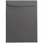 JAM Paper Open End Catalog Envelopes - 9" x 12" - Dark Grey - 25 Pack -Colour: Dark Grey