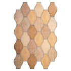 CTG Brands Scallops Tile Wall Decals, 11.8" x 7.8", Beige, 6 Pack-Measurement: 11.8" x 7.8" in width and height