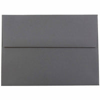 JAM Paper A6 Invitation Envelopes, 4.75 x 6.5, Dark Grey, 1000 Pack (36396433B)-Dark gray