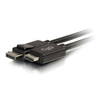 C2G – Câble DisplayPort mâle vers HDMI mâle, 6 pi, noir (54326)-Connecteur à la première extrémité – 1 x DisplayPort mâle audio/vidéo numérique
