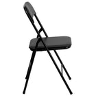 Flash Furniture 5 Piece Black Folding Card Table & Chair Set-Set Includes: Square Table and 4 Chairs