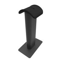 Kanto H2 Premium Universal Desktop Headphone Stand - Black-While maintaining a clean aesthetic, H2 features an industrial, heavy-duty design to complement larger on- and over-ear headphones.