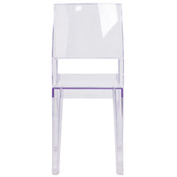 Flash Furniture Phantom Series Transparent Stacking Side Chair-Stackable Accent Chair