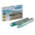 Rapid Heavy Duty Cartridge Staples - 41-55 Sheet Capacity - Green-Heavy duty, colour-coded green stapler cartridge staples 41-55 sheets