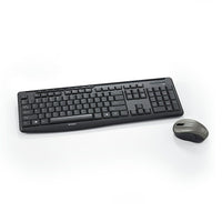 Verbatim Silent Wireless Mouse and Keyboard, Black (99779)-Truly silent mouse and keyboard featuring Silent Technology, silent click switches, and rubber covers
