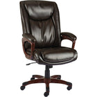 Staples Westcliffe Bonded Leather Manager's Chair - Brown-Lumbar support helps reduce fatigue and back pain when sitting for long stretches