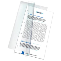 Gemex Transparent Vinyl Presentation Covers, Clear, Legal Size, 14" x 8 1/2", 100 Pack-Presentation covers protects the cover page of documents